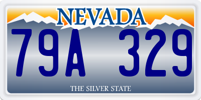 NV license plate 79A329