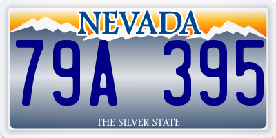 NV license plate 79A395