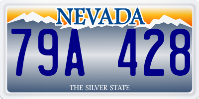 NV license plate 79A428
