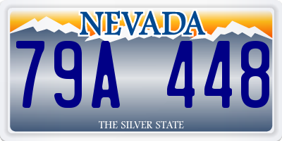 NV license plate 79A448