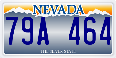 NV license plate 79A464