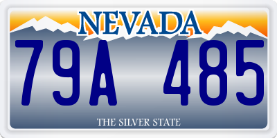NV license plate 79A485