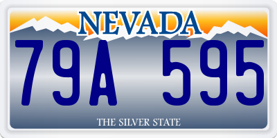 NV license plate 79A595