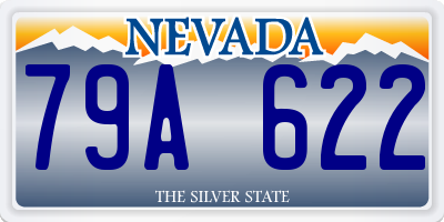 NV license plate 79A622