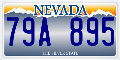 NV license plate 79A895