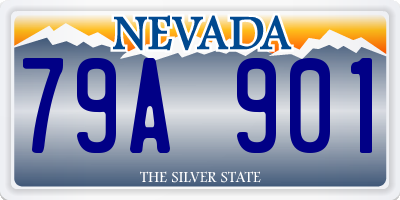 NV license plate 79A901