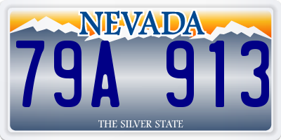 NV license plate 79A913