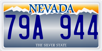 NV license plate 79A944