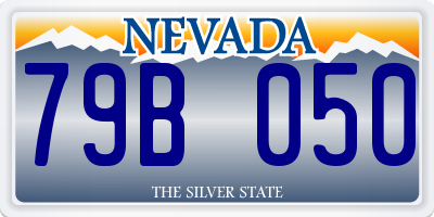 NV license plate 79B050