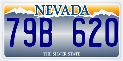 NV license plate 79B620