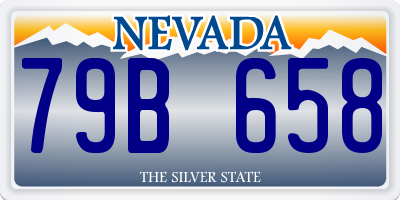 NV license plate 79B658