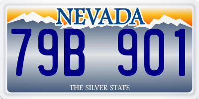 NV license plate 79B901
