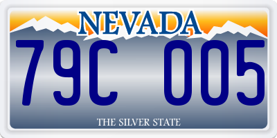 NV license plate 79C005