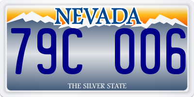 NV license plate 79C006