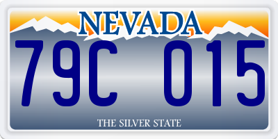 NV license plate 79C015
