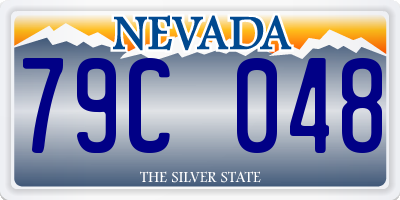 NV license plate 79C048