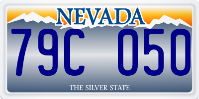 NV license plate 79C050