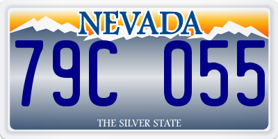 NV license plate 79C055