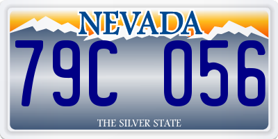 NV license plate 79C056