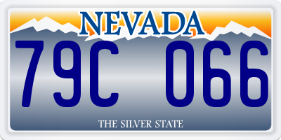 NV license plate 79C066