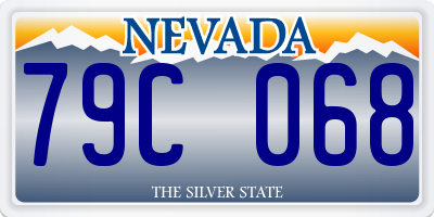 NV license plate 79C068