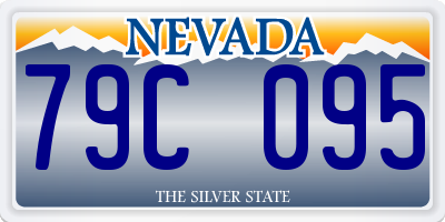 NV license plate 79C095