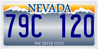 NV license plate 79C120