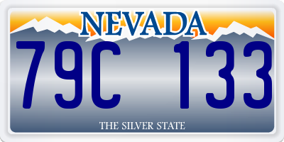 NV license plate 79C133