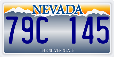 NV license plate 79C145