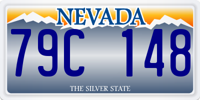 NV license plate 79C148