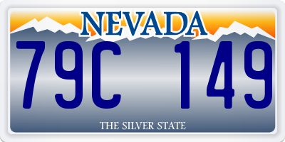 NV license plate 79C149