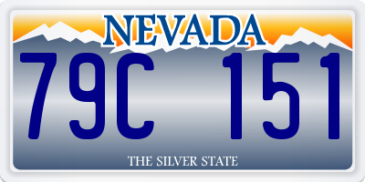 NV license plate 79C151