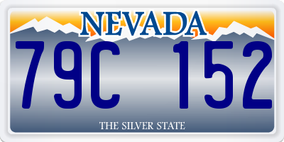 NV license plate 79C152