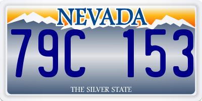 NV license plate 79C153