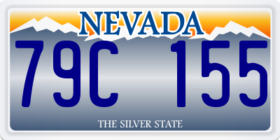 NV license plate 79C155