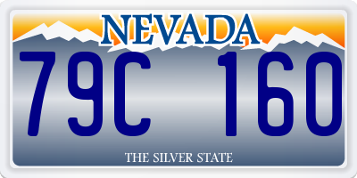 NV license plate 79C160