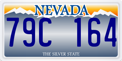 NV license plate 79C164