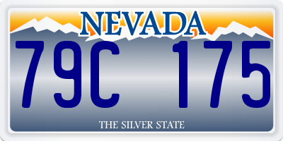 NV license plate 79C175
