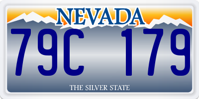 NV license plate 79C179