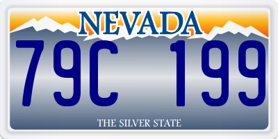 NV license plate 79C199