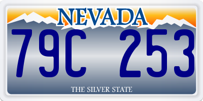 NV license plate 79C253