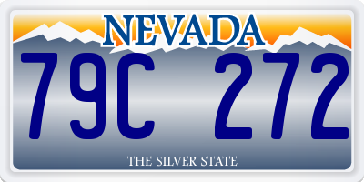 NV license plate 79C272