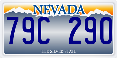 NV license plate 79C290