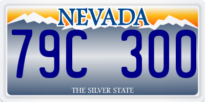 NV license plate 79C300