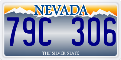 NV license plate 79C306