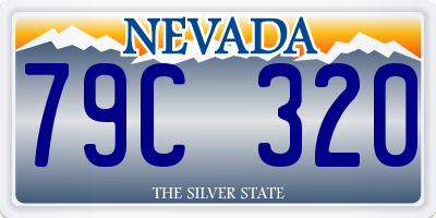 NV license plate 79C320