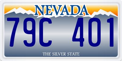 NV license plate 79C401