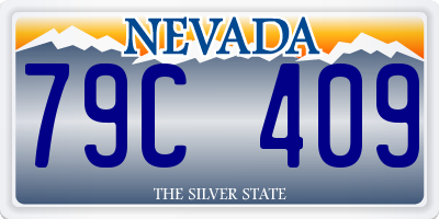 NV license plate 79C409