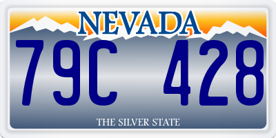 NV license plate 79C428