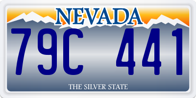 NV license plate 79C441